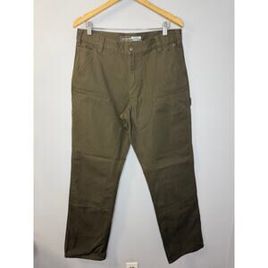 Carhartt Men's Rugged Flex Relaxed Fit Duck Double-Front Utility Work Pant 34x34